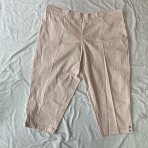 Light Pink Cropped Pants